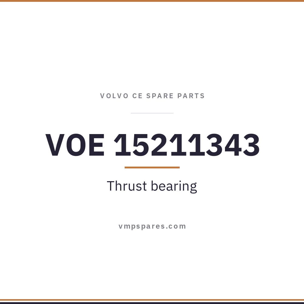 VOE 15211343 – Thrust bearing