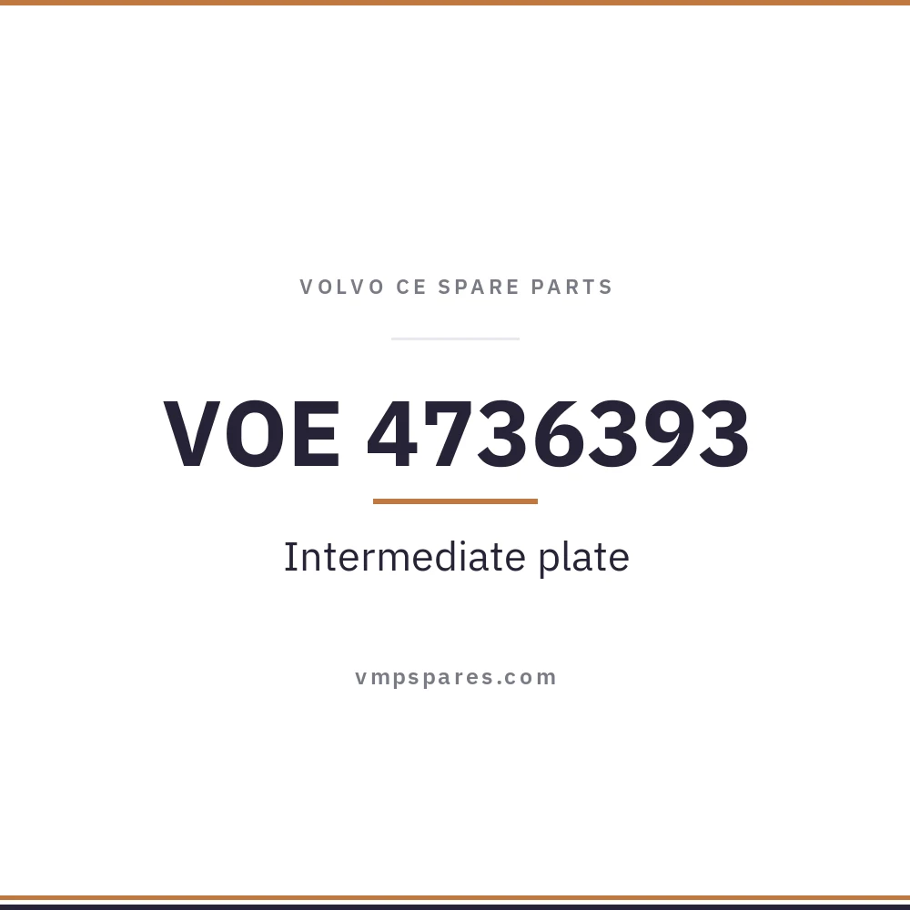 VOE 4736393 – Intermediate plate