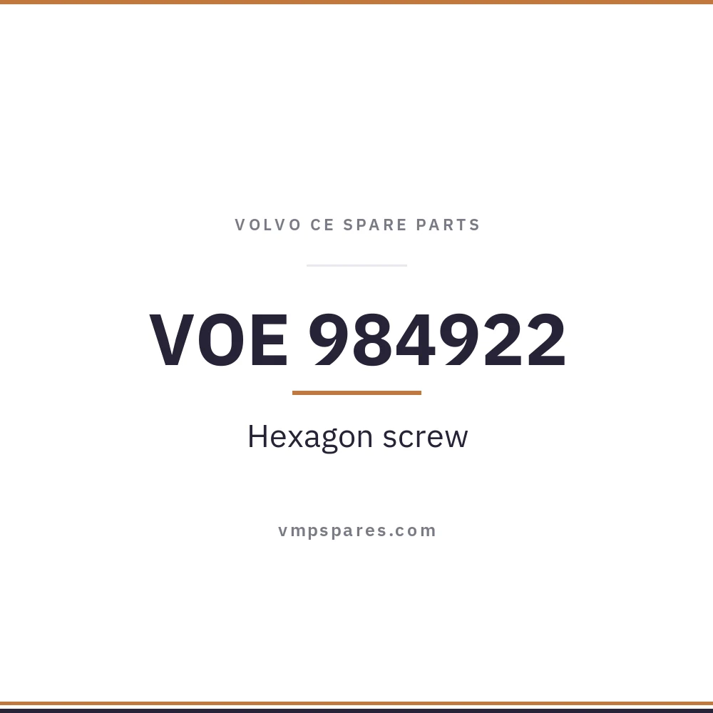 VOE 984922 – Hexagon screw