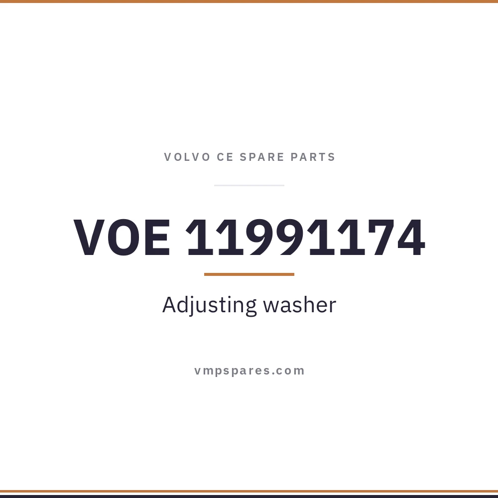 VOE 11991174 – Adjusting washer