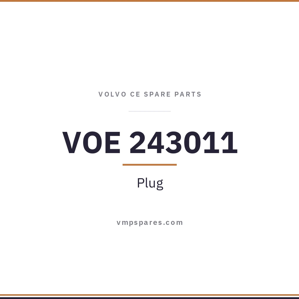 VOE 243011 – Plug