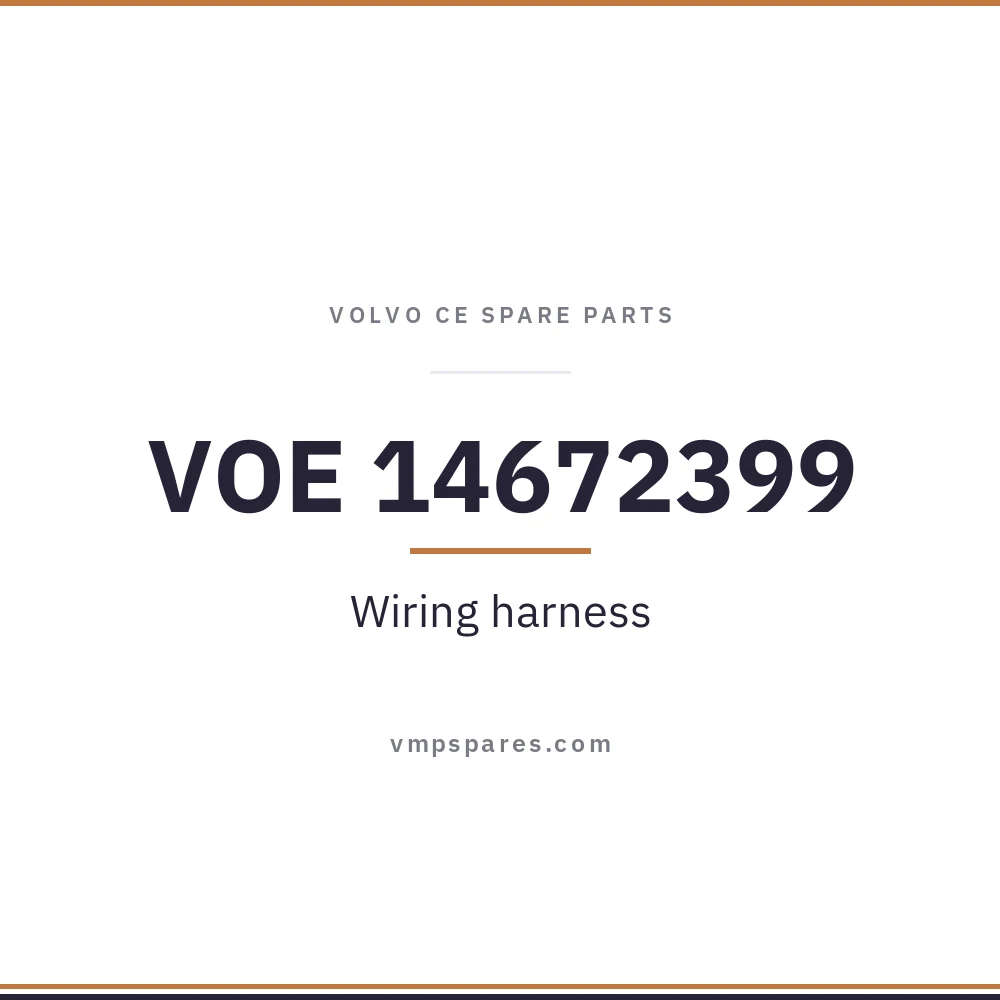 VOE 14672399 – Wiring harness
