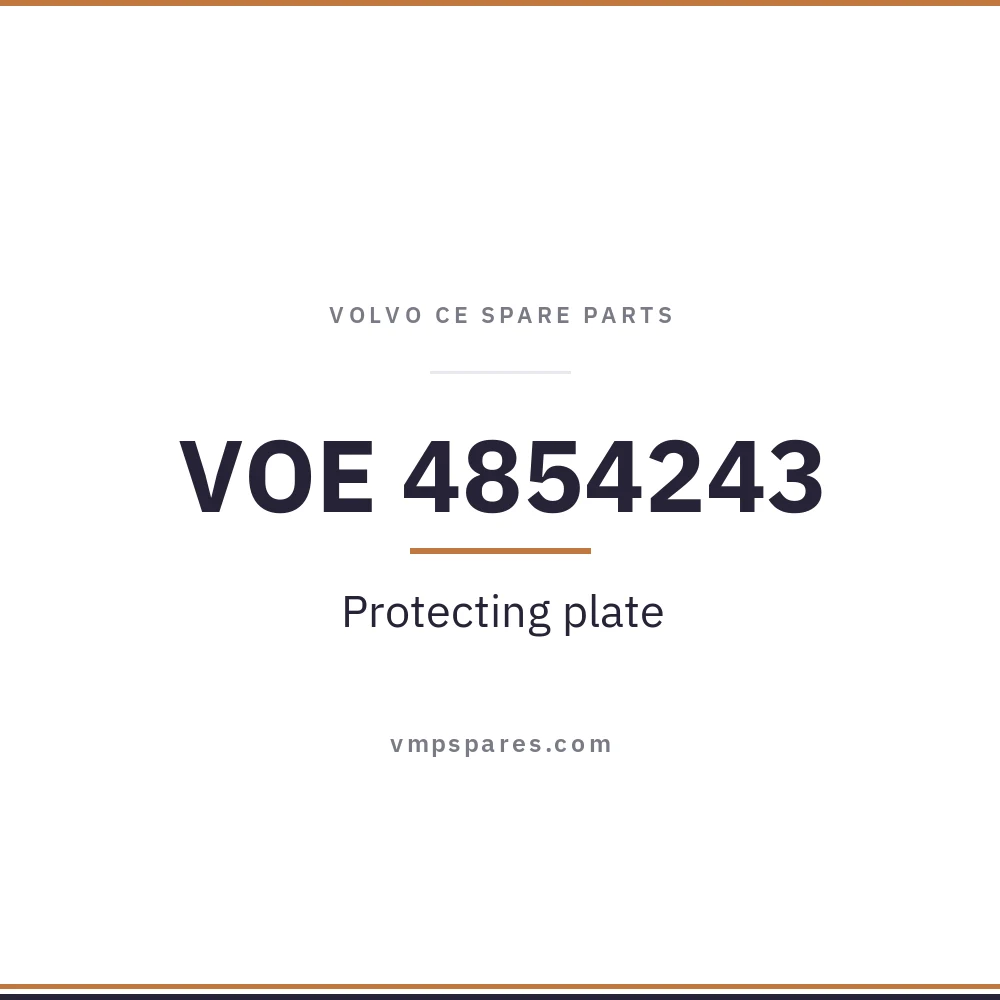 VOE 4854243 – Protecting plate