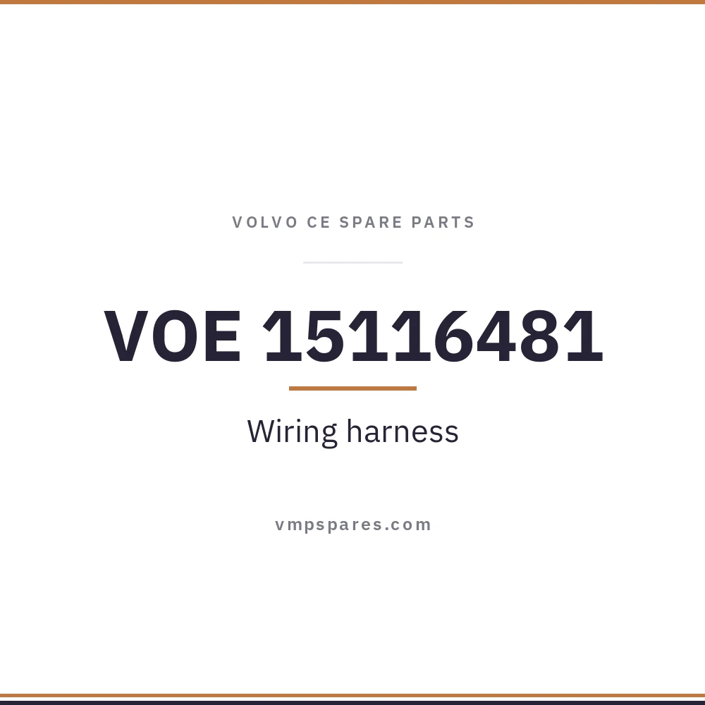 VOE 15116481 – Wiring harness