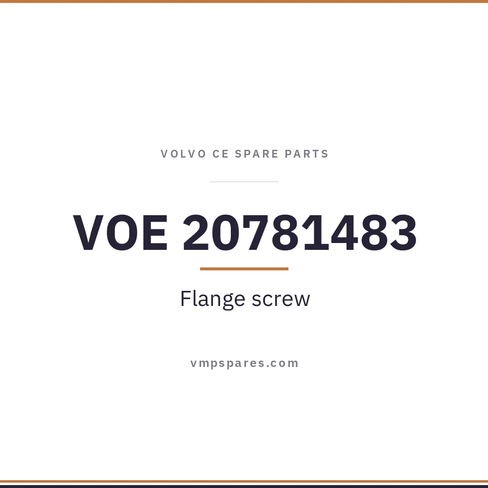 VOE 20781483 – Flange screw