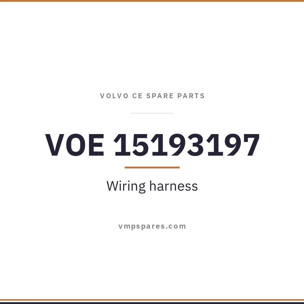 VOE 15193197 – Wiring harness