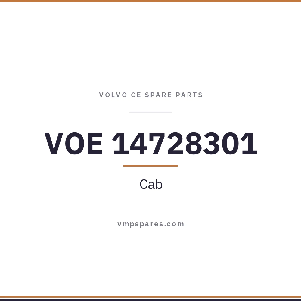 VOE 14728301 – Cab