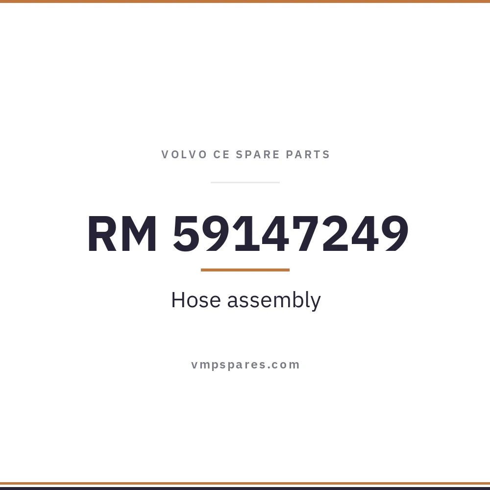RM 59147249 – Hose assembly