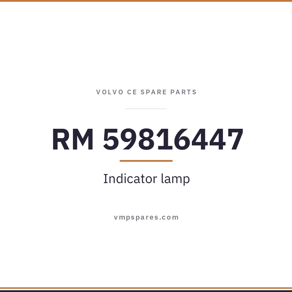 RM 59816447 – Indicator lamp
