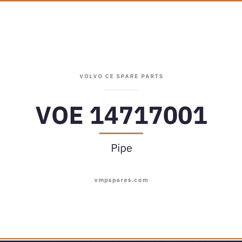 VOE 14717001 – Pipe