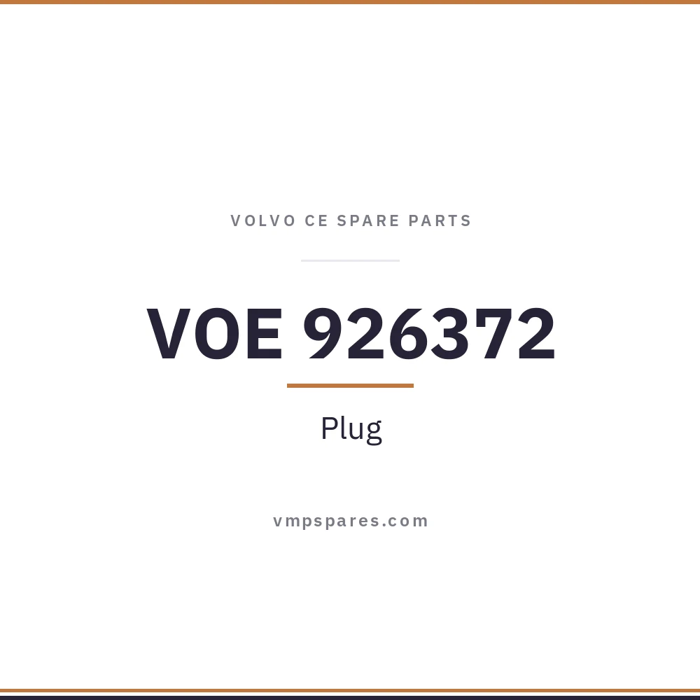 VOE 926372 – Plug