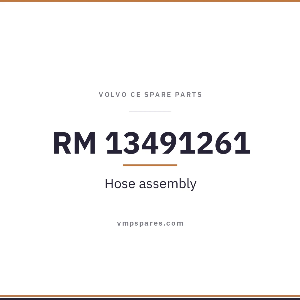 RM 13491261 – Hose assembly