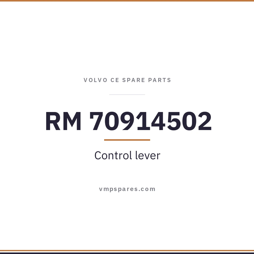 RM 70914502 – Control lever