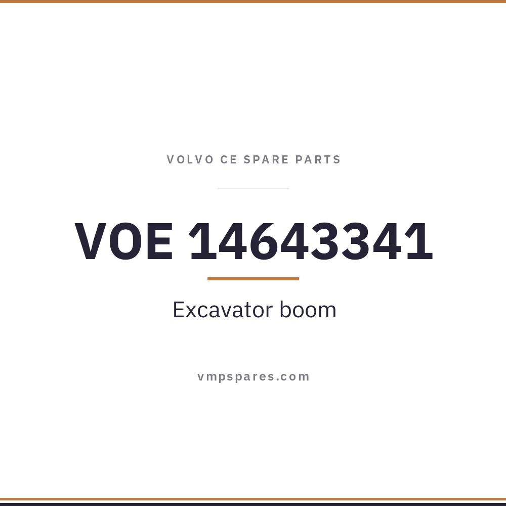 VOE 14643341 – Excavator boom
