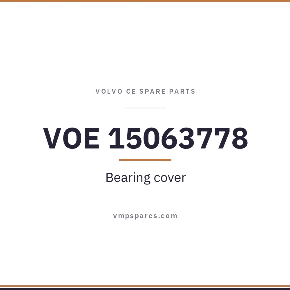 VOE 15063778 – Bearing cover