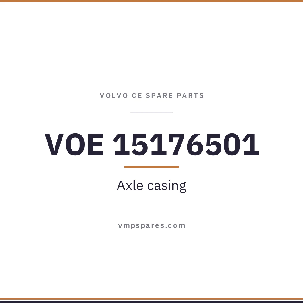 VOE 15176501 – Axle casing