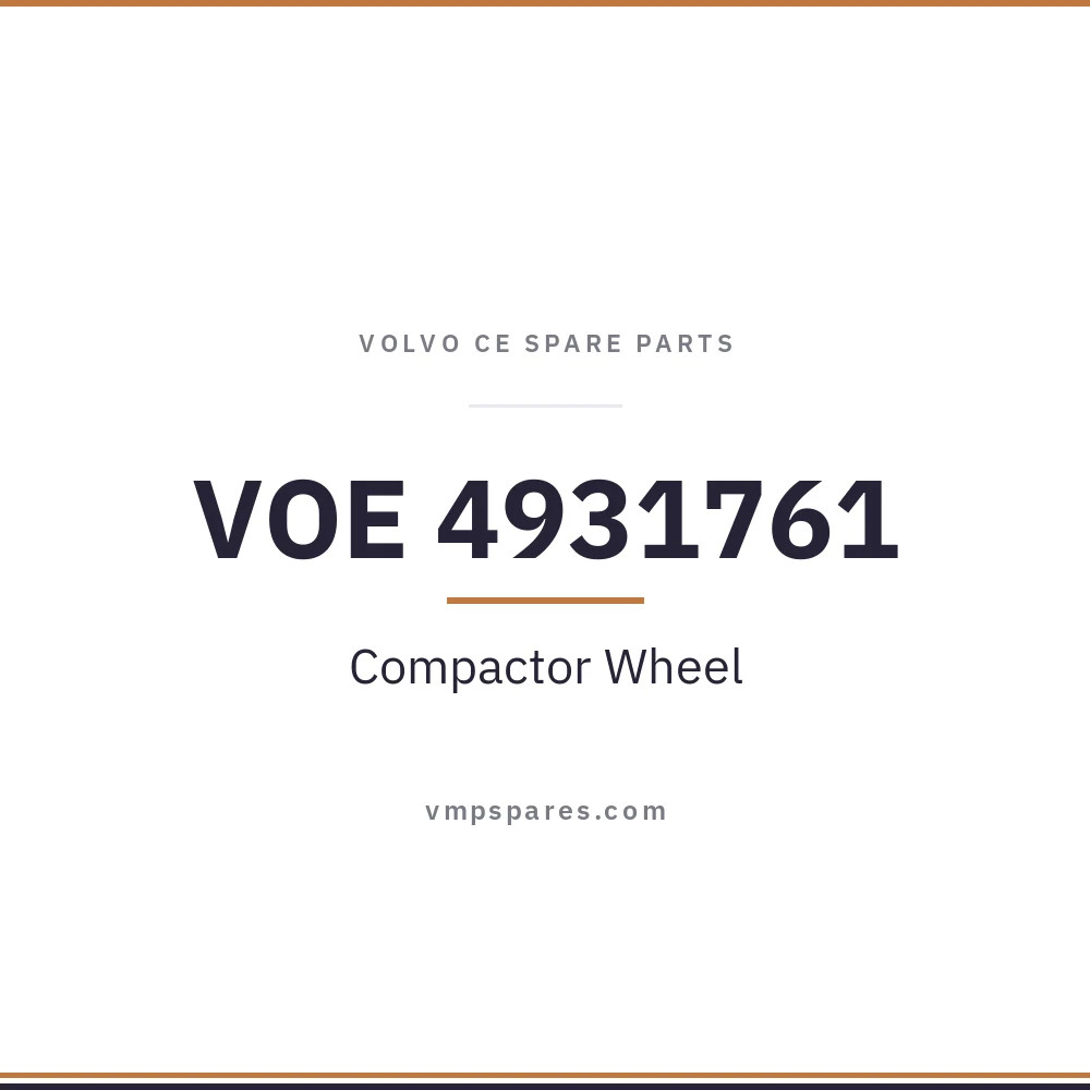 VOE 4931761 – Compactor Wheel