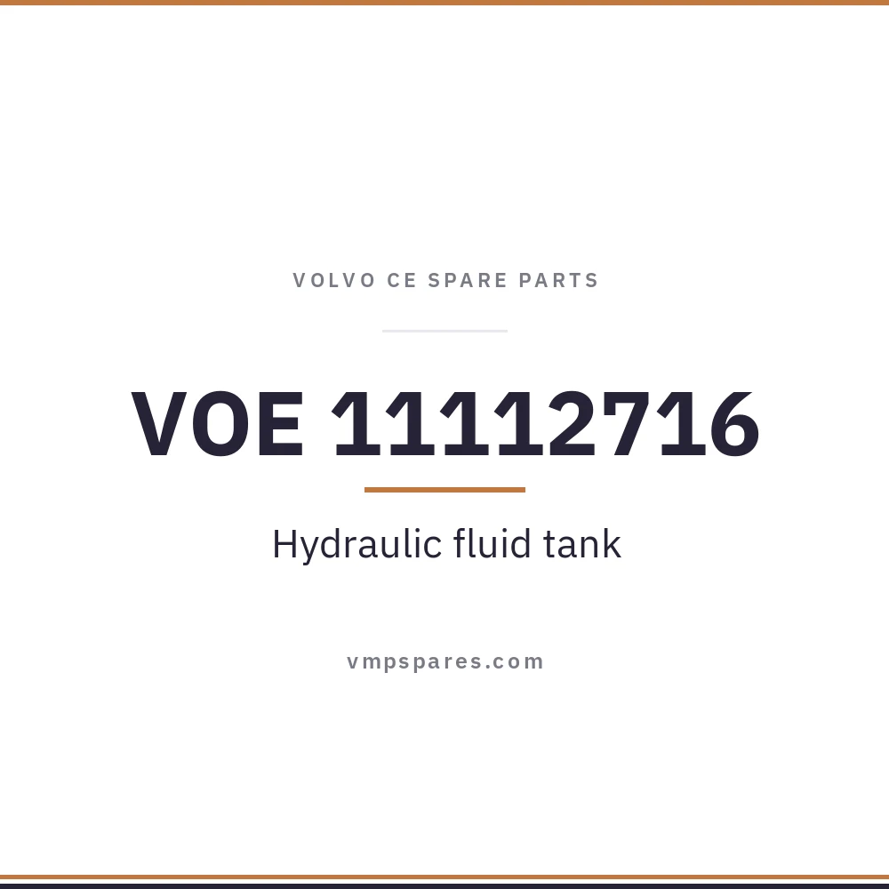 VOE 11112716 – Hydraulic fluid tank