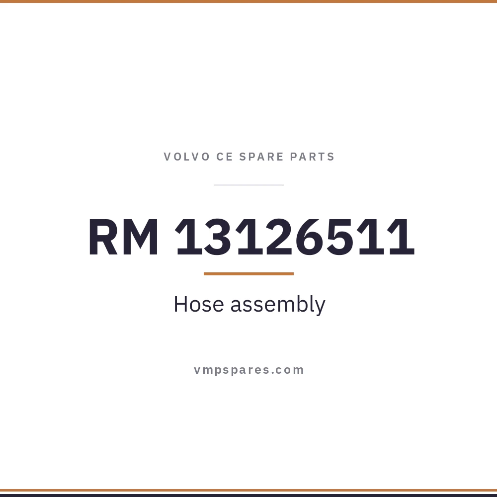 RM 13126511 – Hose assembly