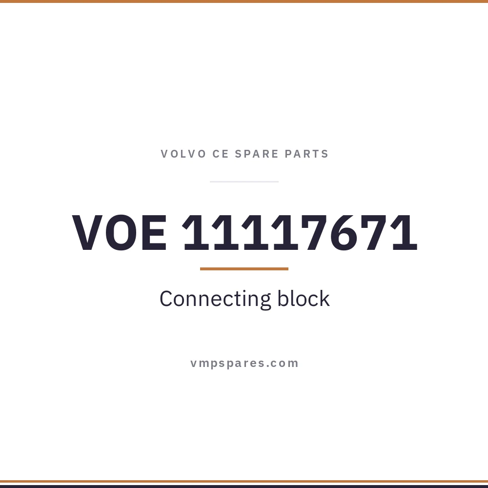VOE 11117671 – Connecting block