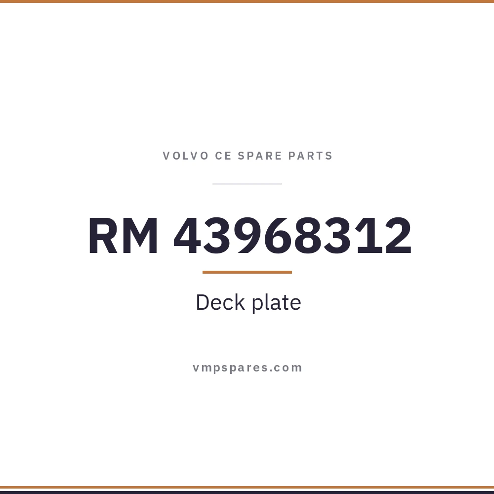 RM 43968312 – Deck plate