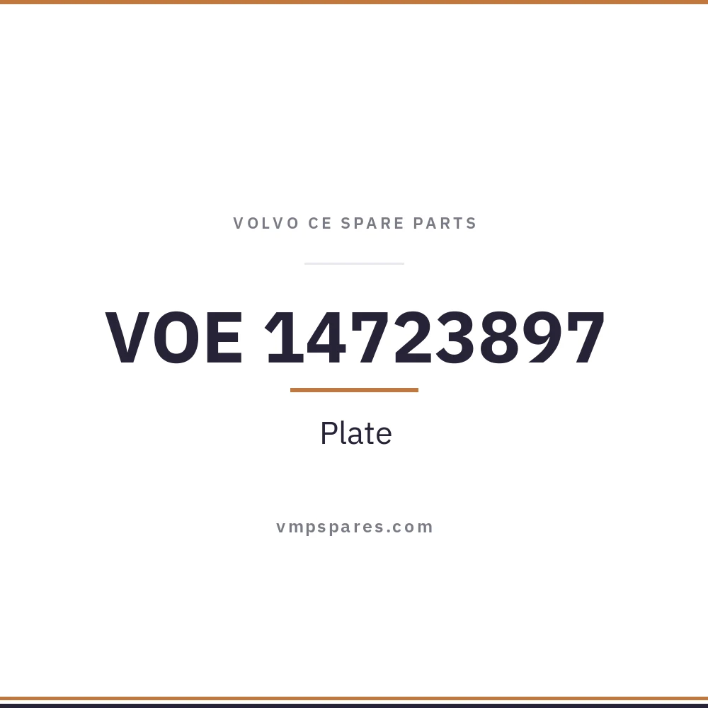 VOE 14723897 – Plate
