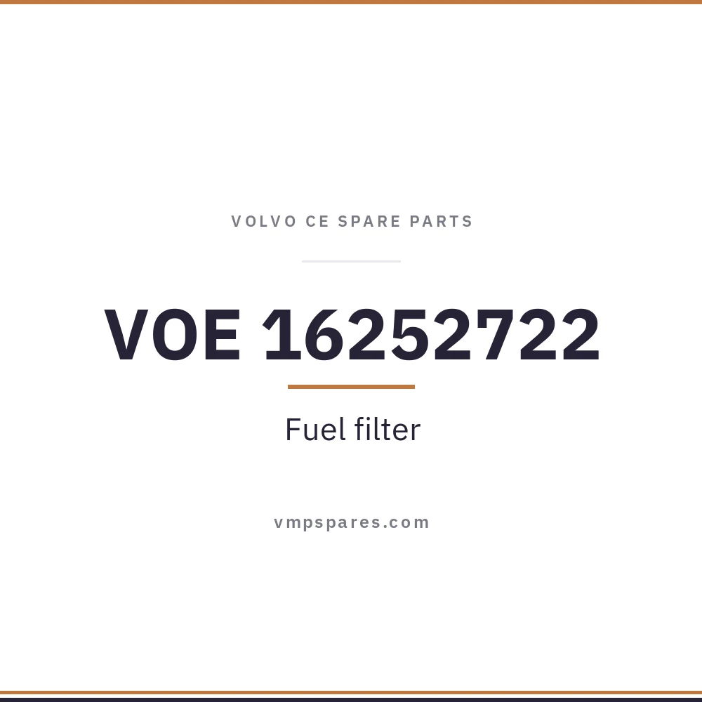 VOE 16252722 – Fuel filter
