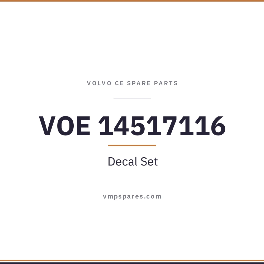 VOE 14517116 – Decal Set