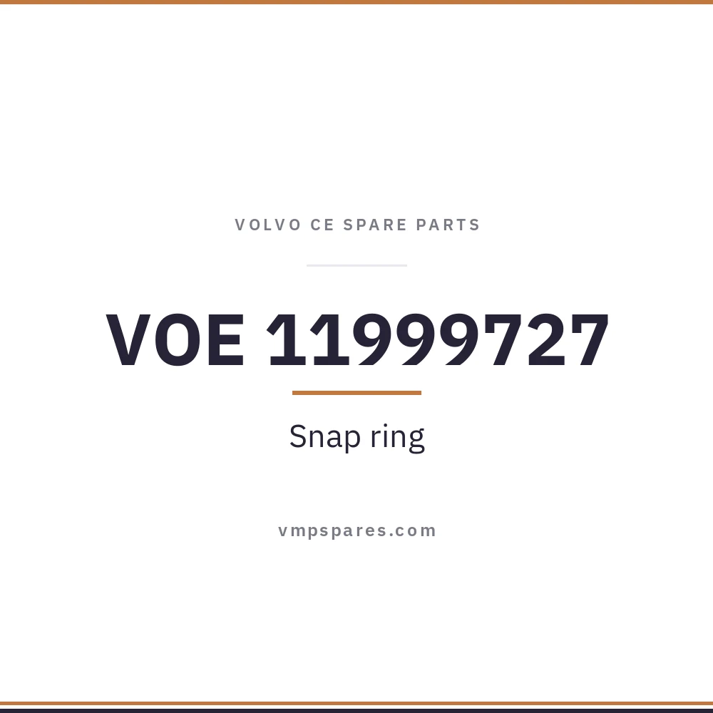 VOE 11999727 – Snap ring