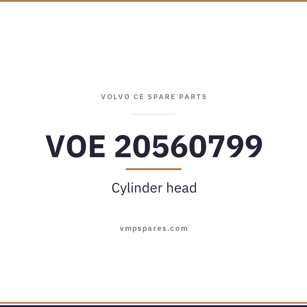 VOE 20560799 – Cylinder head