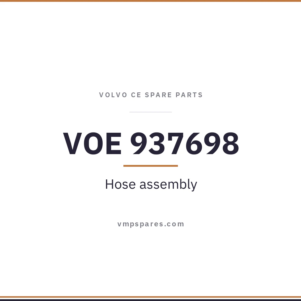VOE 937698 – Hose assembly