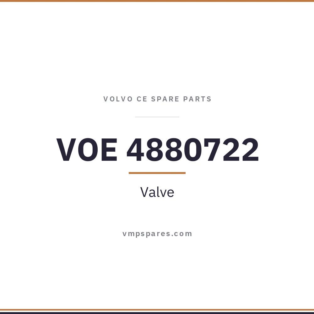 VOE 4880722 – Valve