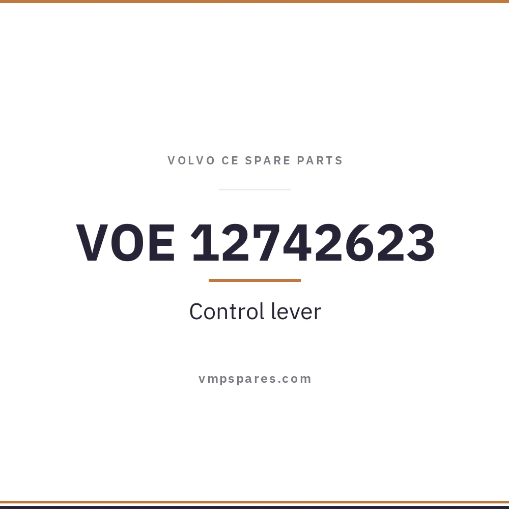 VOE 12742623 – Control lever