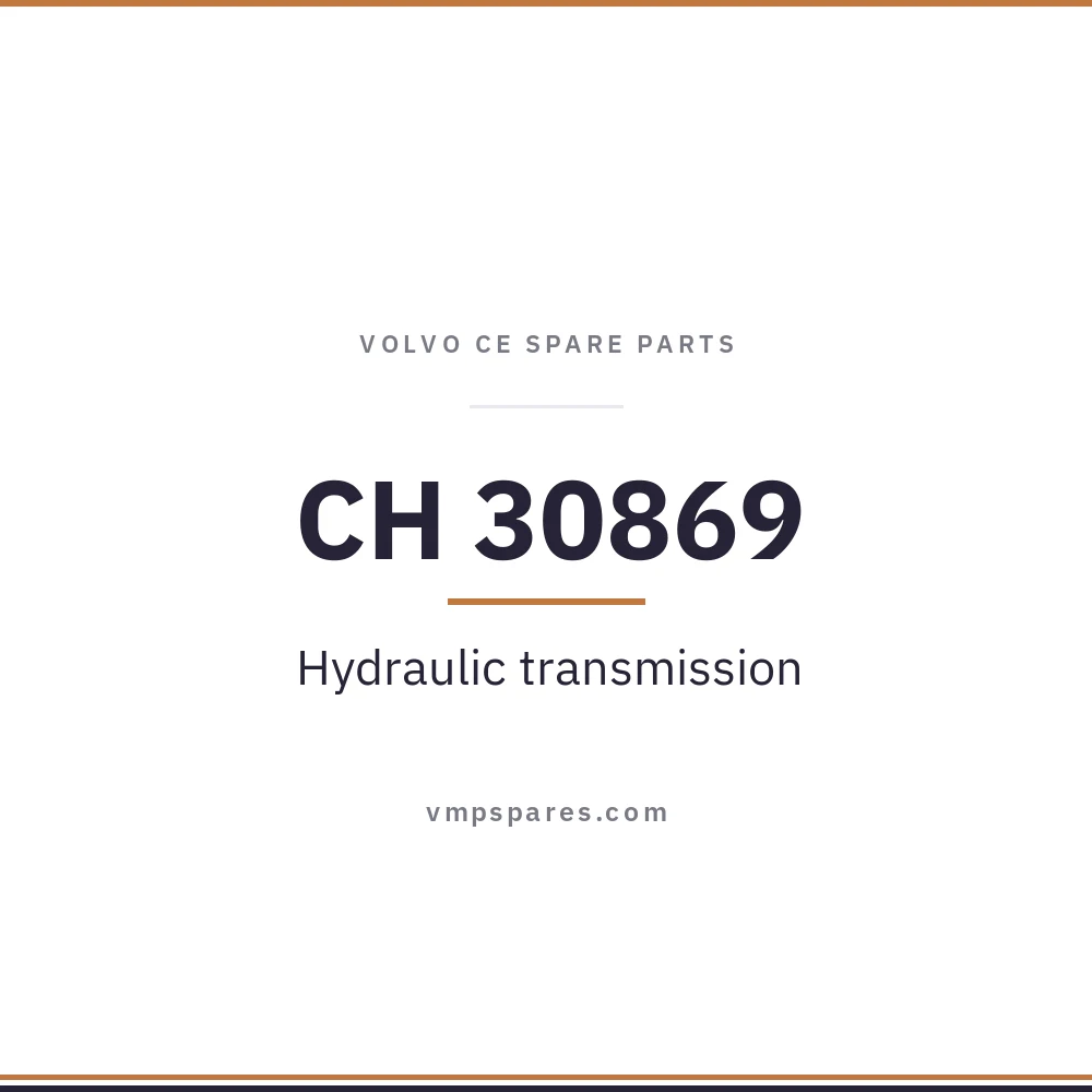 CH 30869 – Hydraulic transmission