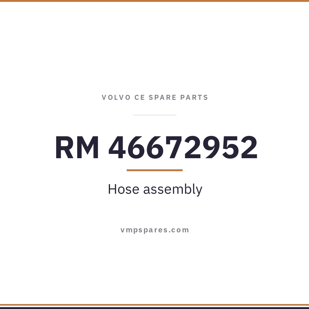 RM 46672952 – Hose assembly