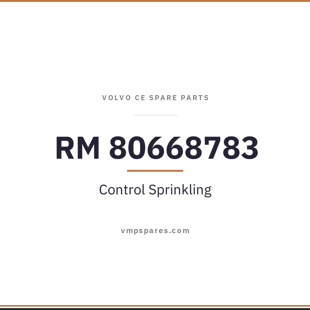 RM 80668783 – Control Sprinkling