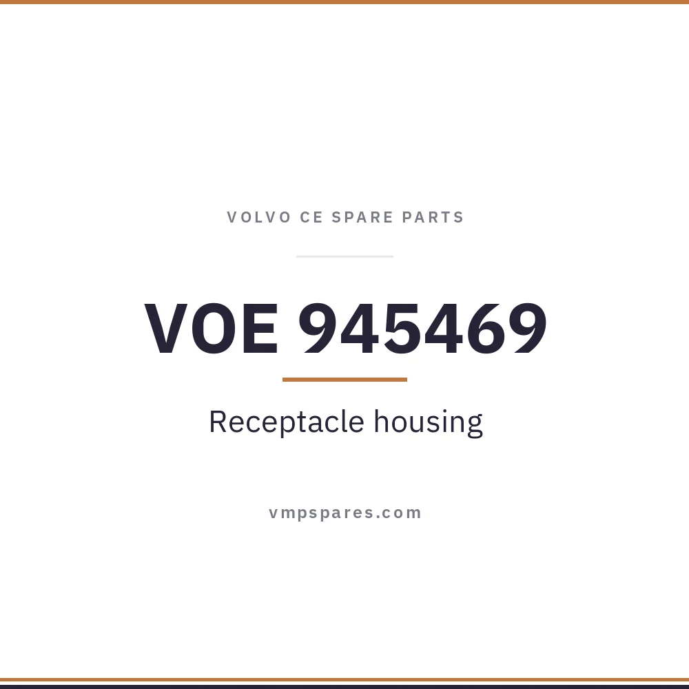 VOE 945469 – Receptacle housing