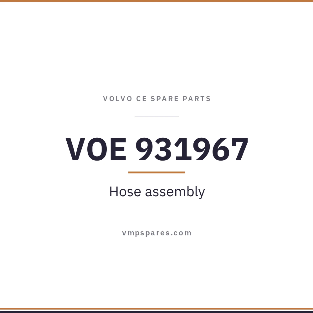 VOE 931967 – Hose assembly