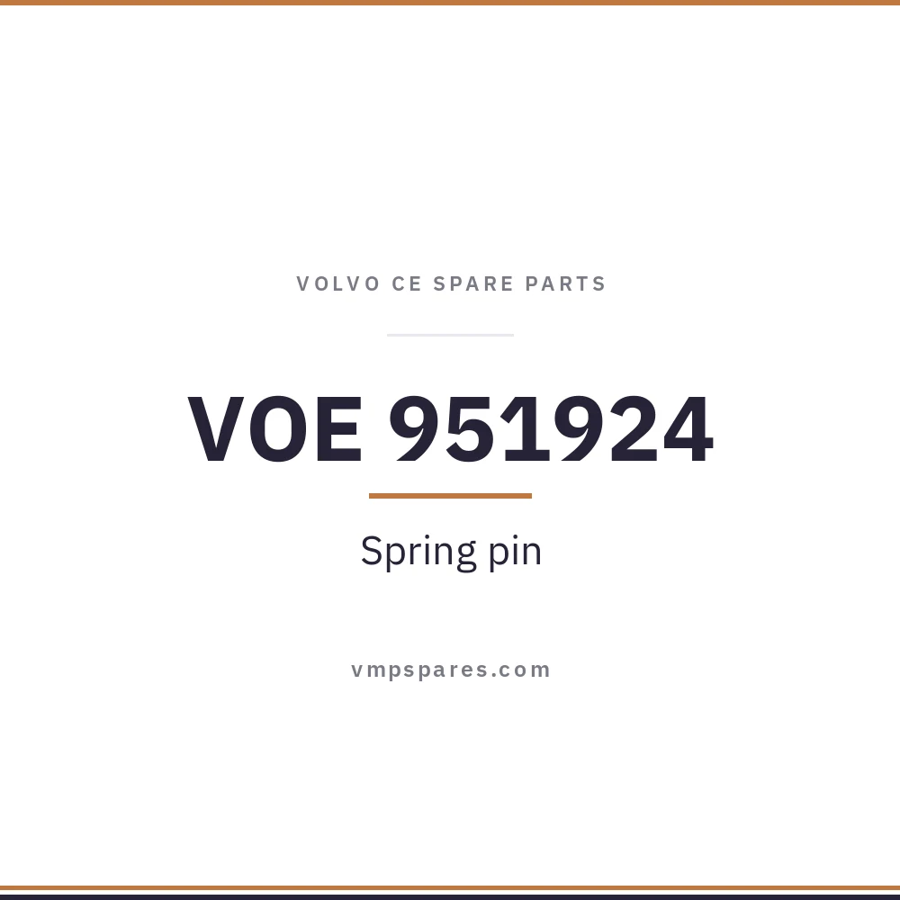 VOE 951924 – Spring pin