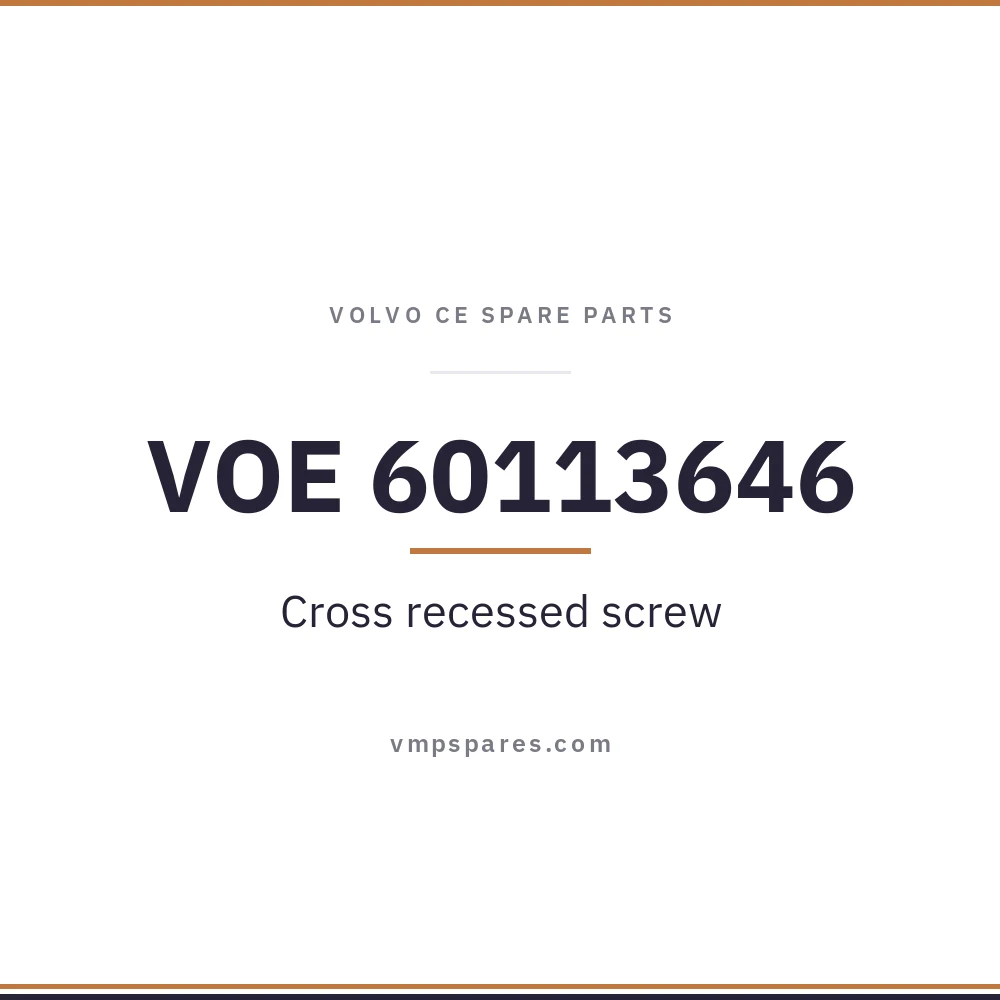 VOE 60113646 – Cross recessed screw