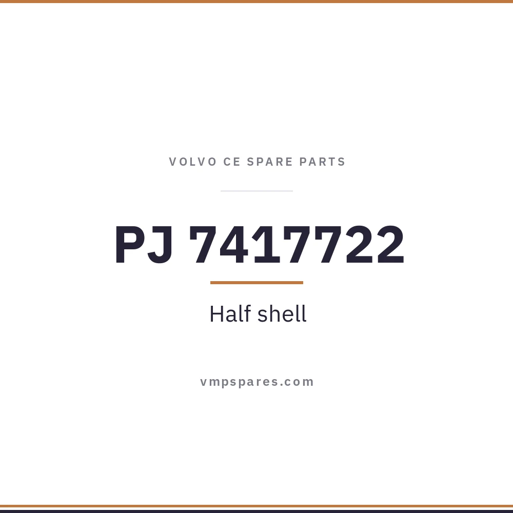 PJ 7417722 – Half shell