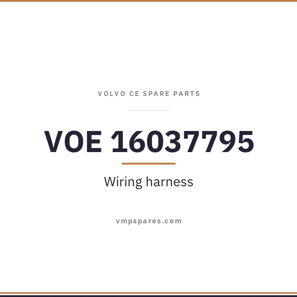 VOE 16037795 – Wiring harness