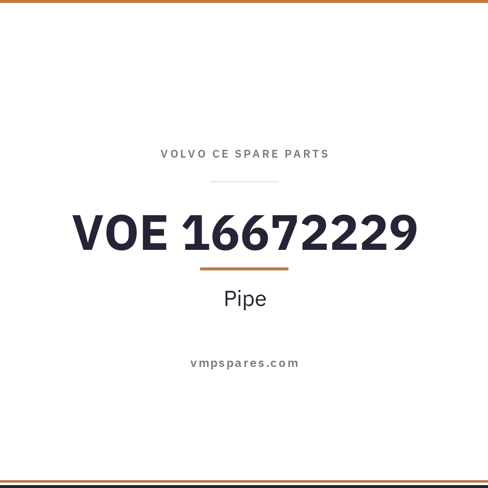 VOE 16672229 – Pipe