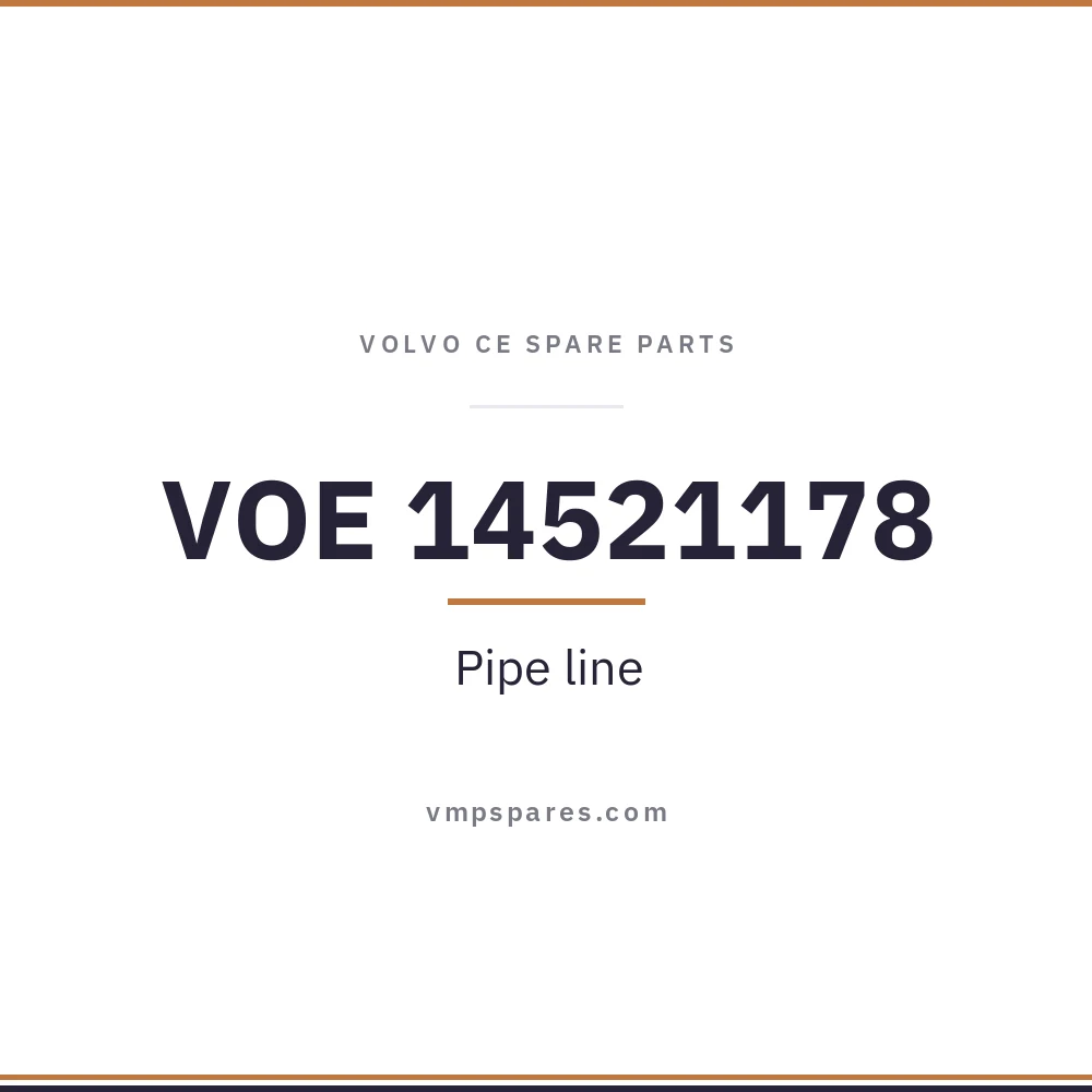 VOE 14521178 – Pipe line