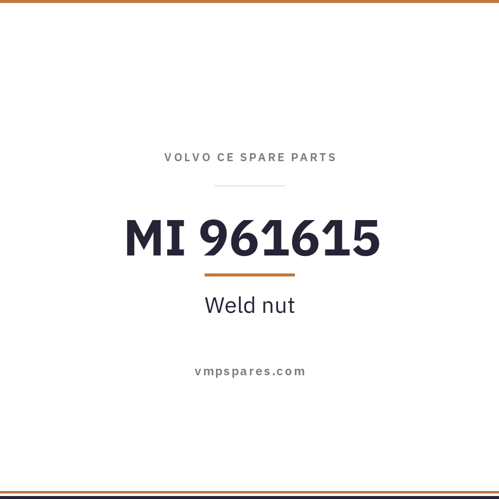 MI 961615 – Weld nut