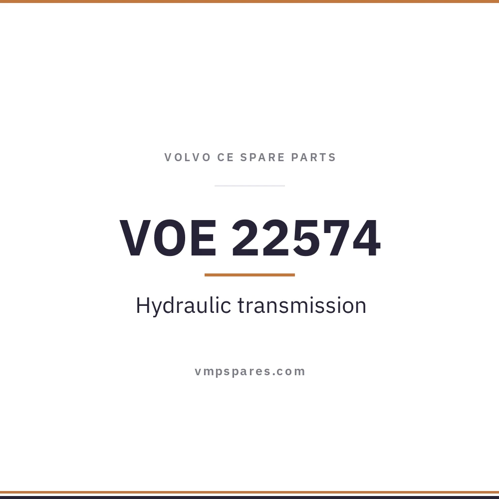 VOE 22574 – Hydraulic transmission