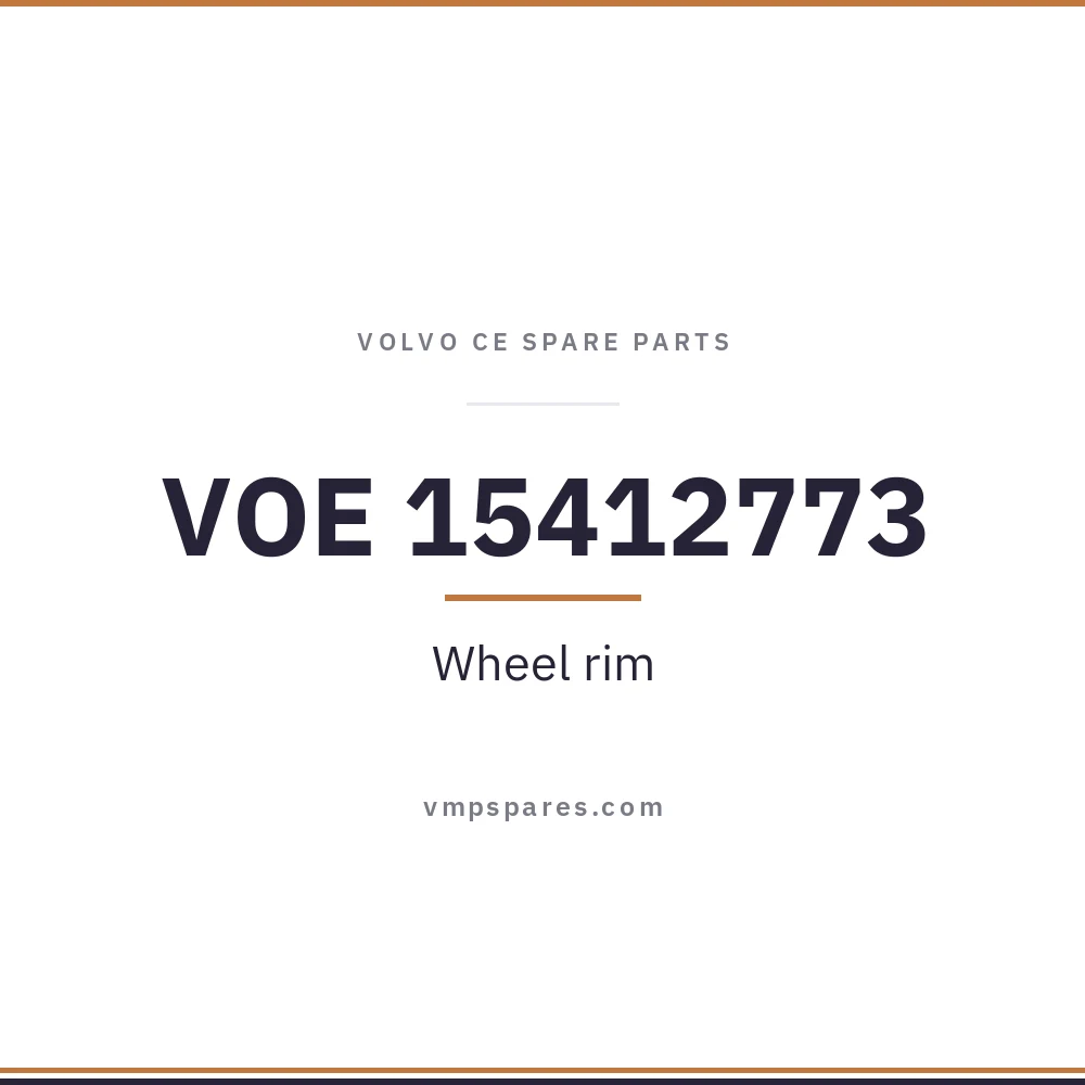 VOE 15412773 – Wheel rim