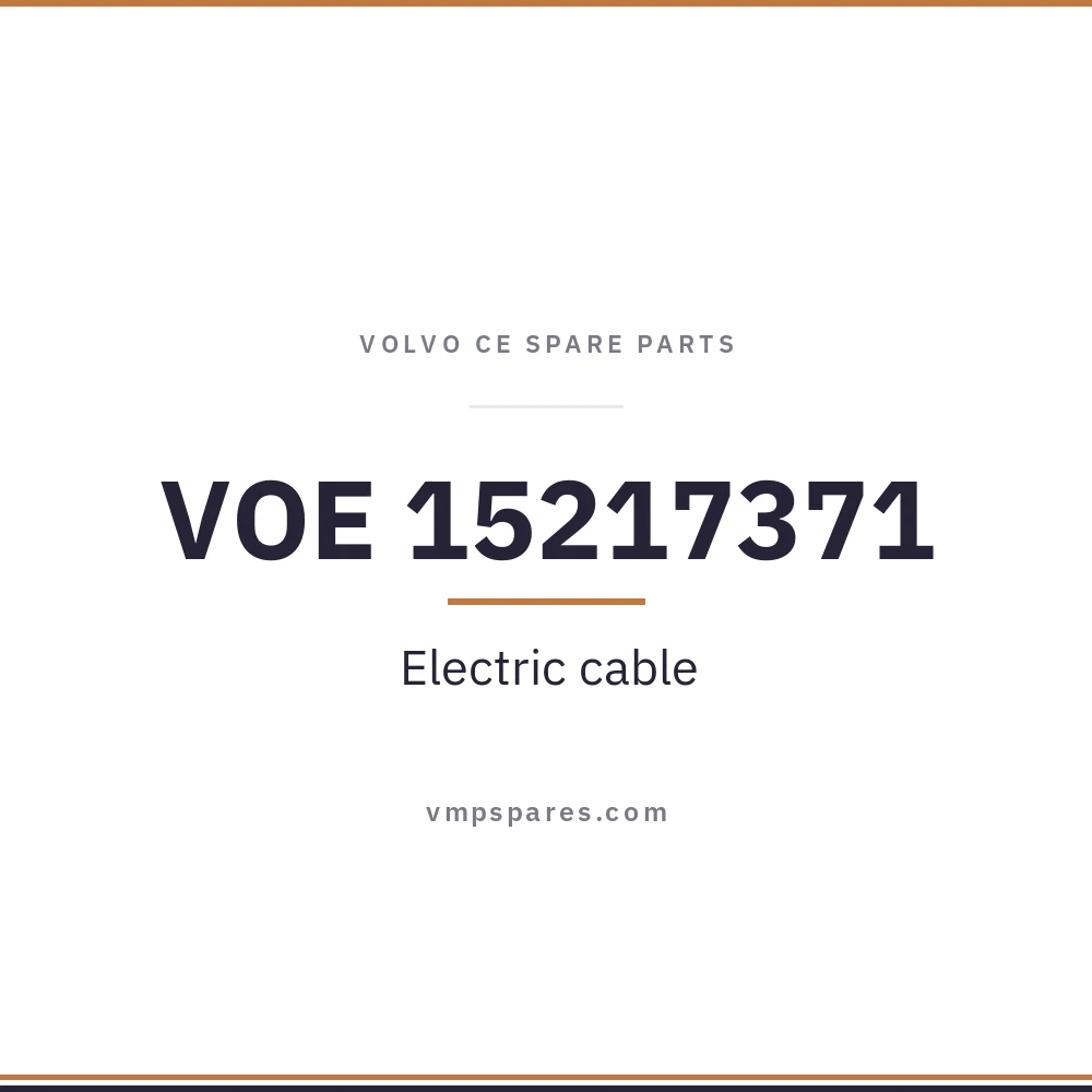 VOE 15217371 – Electric cable