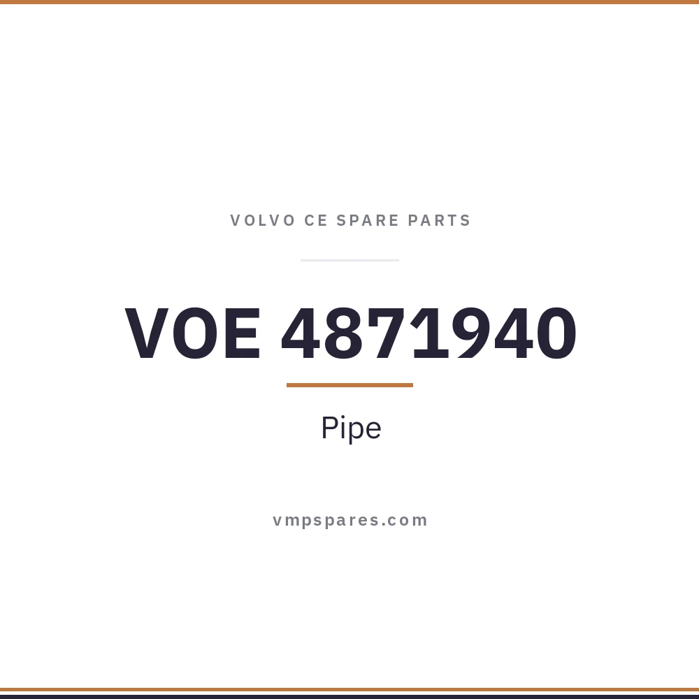 VOE 4871940 – Pipe