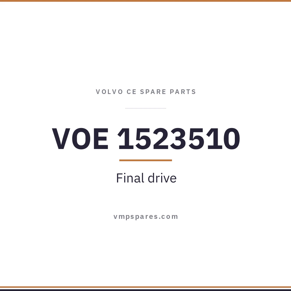 VOE 1523510 – Final drive